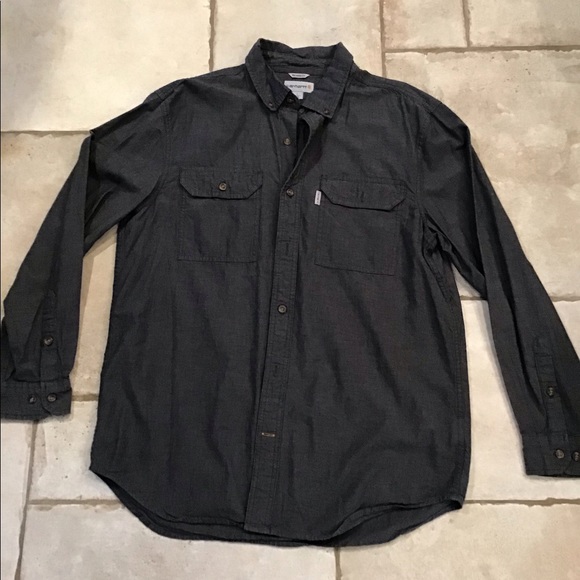 Carhartt S202 Long Sleeve Chambray - Picture 1 of 1